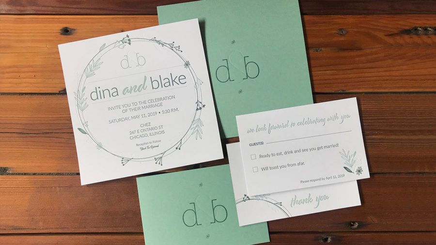 Dina & Blake Invitation Set