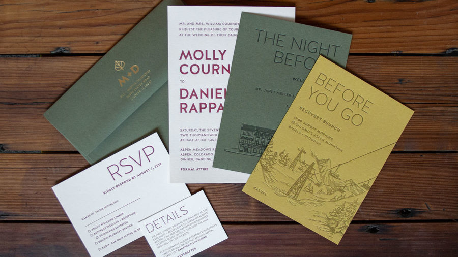 Molly & Daniel’s Wedding Invitation Set